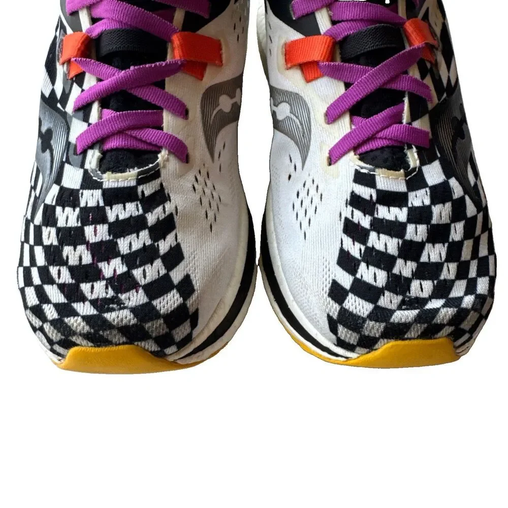 Saucony Endorphin Pro 2 Reverie Women's 7.5 Running Shoes Checkered Carbon Plate